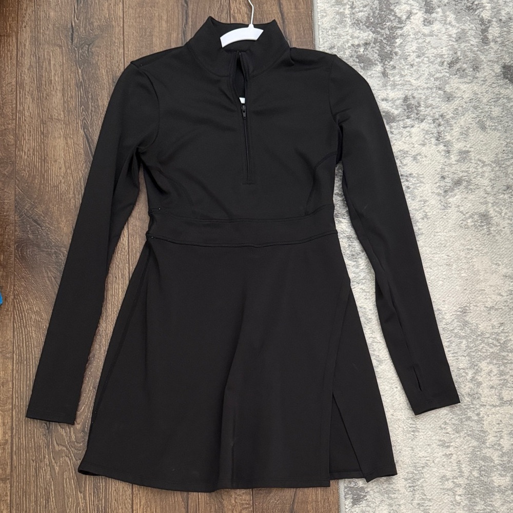 Elegant Black Long Sleeve Dress